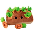 thumbnail image 1 of Wweixi Engaging Carrot Plush Toy Mat Ensures Fun And Activity For Pets And Children Carrot Dog Toy 8pcs, 1 of 6