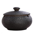 thumbnail image 1 of Ceramic Ashtray With Lids, Windproof, Cigarette Ashtray Compatible With Indoor Or Outdoor Useash Holder Compatible With Smokers,desktop Smoking Ash Tr, 1 of 5