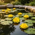 thumbnail image 4 of 1 Piece Floating Foam Lotus Flower with Leaf, Artificial EVA Water Lily for Pond Pool, Realistic Fake Lotus for Spring Garden Decor Dance Prop Home Vase Decoration, 4 of 6