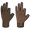 Brown, variant on Unisex Fingerless Camo Hunting Gloves for Men's Women's Early Season Warm Weather UPF 50+ Lightweight Fishing Photography HG17