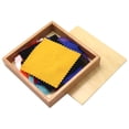 thumbnail image 2 of Caja de tela Montessori con textura sensorial para niños, juguetes táctiles sensoriales de inclinación temprana para regalos de cumpleaños, regalo de, 2 of 9