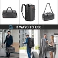 thumbnail image 3 of Bolsa de Ropa Convertible Impermeable con Compartimento para Zapatos Moda y Negocios para Hombre, 3 of 7