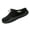Black_001, variant on Women Faux Suede Drawstring Mule Clogs, Non Slip Thick Sole Slip On Casual Backless Shoes Comfortable for Indoor Outdoor Daily Walking Errands Pink 5.5(EU-36)