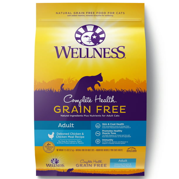 Wellness Complete Health Natural Grain Free Deboned Chicken & Chicken ...