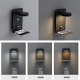 thumbnail image 4 of Paquete de 2 luces LED de pared para interiores con puerto USB, 4 of 5