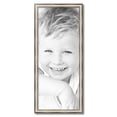 thumbnail image 2 of ArtToFrames 14x34" Antique Silver Panel Picture Frame, Silver Wood Poster Frame, with Regular Acrylic and 2 (FBPL-4760), 2 of 7