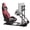 Black,Black+Red, variant on Adjustable Racing Wheel Cockpit with Reinforced Steel Frame for High Torque Direct Drive, Compatible with Fanatec Thrustmaster Logitech Sim Racing Cockpit for PS5 Xbox PC