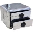 thumbnail image 5 of NauticalMart Table Basse en Aluminium Table de Chevet avec Tiroirs de Rangement Aviator Table d'Extrémité Latérale Style Avion Avion Salon Mobilier de Bureau à Domicile, 5 of 5