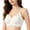 Yellow, variant on Women’s Heather Gray Thin Strap Scalloped Lace V-Neck Wireless Bra Perforated Breath Molded Pads Wire Free Soft Support Invisible T-Shirt Office Home Daily Comfort Underwear