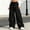 Black, variant on ATOGUTA Girls Cargo Pants Elastic Waist Jogger Sweatpants Kids Teens Running Athletic Pants with Pockets Size 5T-15, Black