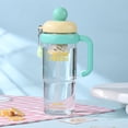 thumbnail image 6 of Large Reusable Water Bottle with Straw and Handle, 1200ml Leakproof Plastic Cup for Home Office Travel Sports, 6 of 6