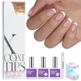 thumbnail image 1 of Uñas Btartboxnails XCOATTIPS Uñas francesas extra cortas, 1 of 8
