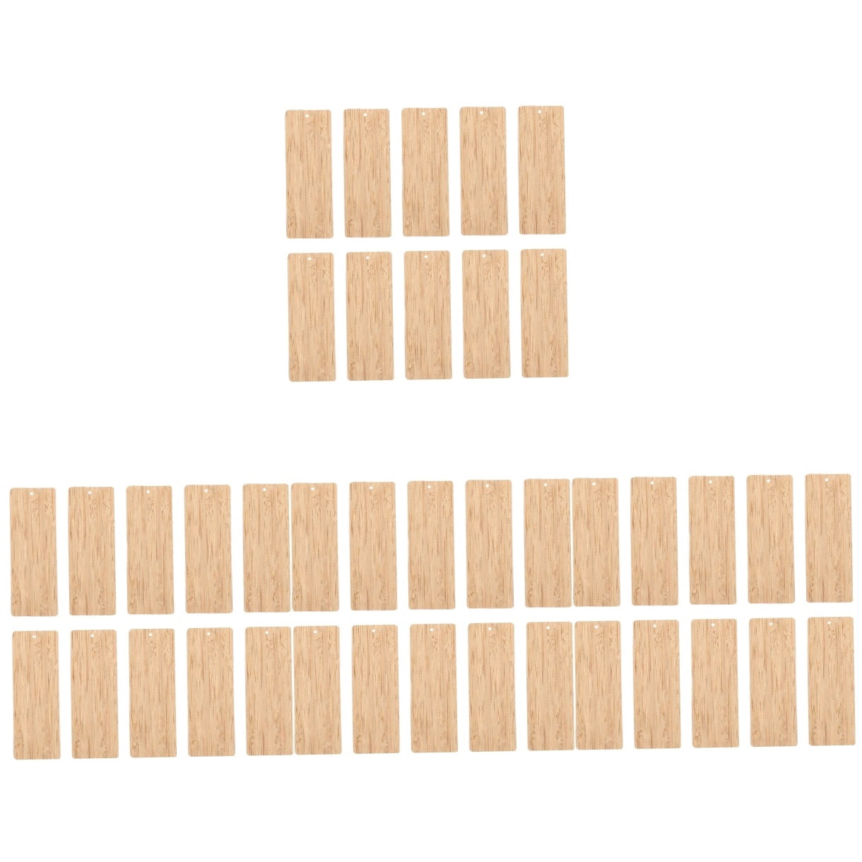 WRISTBIQUE DIY Khaki Bookmark 40Pack Wall Tree Decoration Families Friends 5.5×2×0.3in