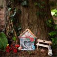 thumbnail image 3 of Garden Fairy Door Decoration Adorable Miniature Boxwood Simulation Boxwood Opening Fairy Door For Outdoor, 3 of 5