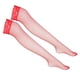 thumbnail image 4 of Medias De rejilla para mujer Yinane Encaje floral Malla De Red rosa talla inconfundible rojo, 4 of 8