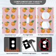 thumbnail image 3 of Yayeee Blank Wall Plate Cover 1-Gang 4.5"x2.7" Home Unused Decorative Outlet, Cute Oranges, 3 of 7