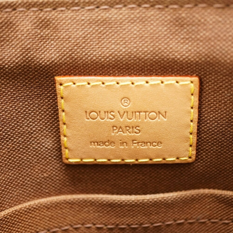 Authenticated Used Louis Vuitton Handbag Monogram Popincourt Brown