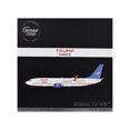 thumbnail image 3 of GeminiJets G2TRU1372 Boeing 737-800 Commercial Aircraft White with Blue Tail Gemini 200 Series 1 by 200 Diecast Model Airplane, 3 of 3