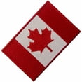 thumbnail image 3 of Parche bordado para planchar o coser con emblema nacional de la hoja de arce canadiense de la bandera de Canadá Rojo Verde, 3 of 4