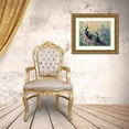 thumbnail image 3 of Colberg, Lisa 32x26 Gold Ornate Wood Framed with Double Matting Museum Art Print Titled - Peacocks In The Field 1, 3 of 4