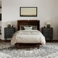 thumbnail image 3 of Santa Fe Lit Escamotable Coffre Simple en Bois avec Matelas et Chargeur Intégré, Noyer, 3 of 37