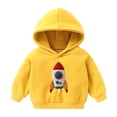 thumbnail image 2 of Frostluinai Toddler Girls Graphic Hoodies 2-7Y Long Sleeve Warm Pullover Funny Cute Fall Sweatshirts Casual Loose Hoodies for Kids, 2 of 6