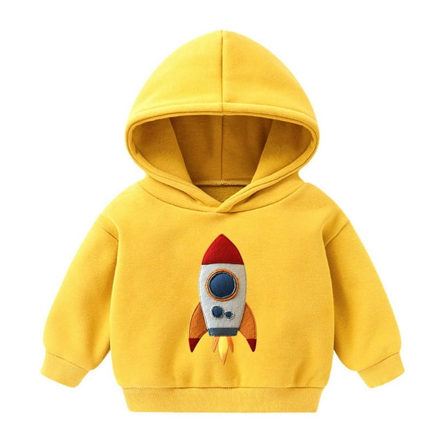 YUNAFFT Chandail à Capuche pour Enfants Imprimé Unisexe avec Poignets Élastiques et Capuche Réglable Mode Urbaine Décontracté Y2K