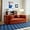 Rose Red, variant on 74.8''Convertible Floor Sofa Bed with Pillow & Blanket, Compact Memory Foam Guest Sleeper with Enhanced Sturdy Frame, Foldable Lounger Couch for Living Room, Bedroom, Small Spaces (Rose Red)