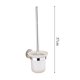 thumbnail image 5 of Juego de cepillos de baño con soporte de acero inoxidable, diseño minimalista para baños estéticos, cabezal de cepillo reemplazable para mayor durabilidad, 5 of 5