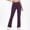 Red, variant on BUIGTTKLOP Flare Leggings for Women Yoga Pants with Pockets High Waisted Flare Legging Side Split Bootcut Casual Yoga Pant