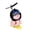 Black, variant on Blow Twirler Dashboard Decoration Cartoon Designs Dashboard Ornament for Motorcycles Bike Scooters Automotive Decors