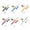 Black, variant on Lures Fishing Rod Reel Combo Set Mini Telescopic Portable Pocket Pen Fishing Rod Pole + Reel Aluminum Alloy Fishing Line Soft Lures Baits Jig Hooks