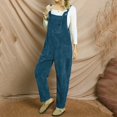 thumbnail image 3 of REALiKUN Overalls for Women Adjustable Straight Leg Long Pants Bib Overalls Comfy Sleeveless Baggy Jumpsuit Pockets, 3 of 3