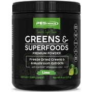 Greens & Superfoods Powder – Freeze-Dried Greens, Wheatgrass Juice & Mushroom Extract Blend