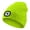Fluorescent Green, variant on Unisex Beanie with Light, USB Rechargeable LED Headlamp Winter Hat, Christmas Stocking Stuffers Gifts Warm Knitted Cap for Men Women Dad Mom (Black)