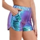 thumbnail image 4 of Pantalones cortos metálicos brillantes para fiesta de discoteca para mujer, pantalones cortos con cintura elástica y bolsillos laterales, pantalones cortos de baile Raves, ropa para discoteca, Yoga y, 4 of 5