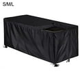thumbnail image 6 of 210D Waterproof Garden Storage Box Cover for Outdoor Furniture Rectangle Black M:130*60*71Cm Smile Home, 6 of 8
