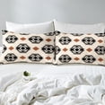 thumbnail image 3 of Western Aztec Fitted Sheet Rustic Boho Abstract Geometric Bedding Set Queen Size,Southwestern Cowboy Bed Sheets Adults Southwest Tribal Bohemian Bed Cover 2 Pillow Cases （No Top Sheet）, 3 of 5