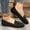 Black, variant on Summer Saving Clearance AXXD Spring Summer Mesh Shallow Breathable Black Comfy Flats Shoes Women Christmas Size 36(US:5.5)