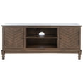 thumbnail image 2 of SAFAVIEH Magnolia Mid-Century 2 Door 2 Shelf Media Stand, Brown (47.3 in. W x 15.8 in. D x 20 in. H), 2 of 7