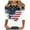 Multicolor-2, variant on VerPetridure 4th of July Shirts Women American Flag 3/4 Length Sleeve Womens Tops Independence Day Crewneck Patriotic Tees Blouses
