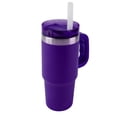 thumbnail image 4 of Ozark Trail 18 oz Stainless Steel Insulated Tumbler with Handle, Purple, 4 of 9