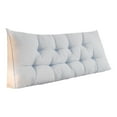 thumbnail image 1 of BKER Triangular Headboard Pillow Bolster Cushion For Bed Backrest Support Comfortable Polyester Decorative Bedroom 180x50cm, 1 of 3