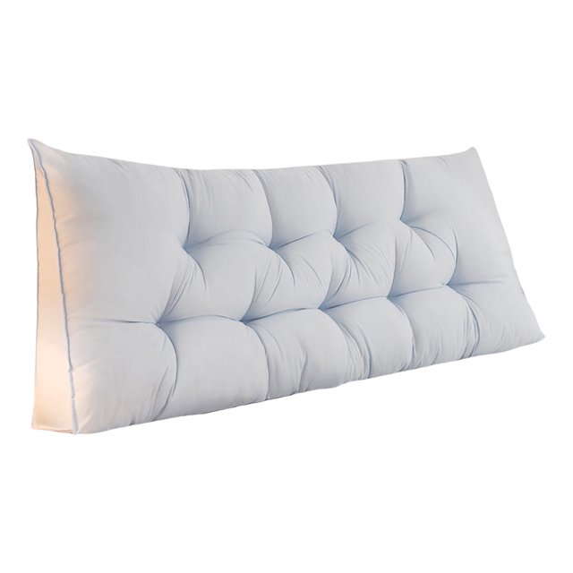BKER Triangular Headboard Pillow Bolster Cushion For Bed Backrest Support Comfortable Polyester Decorative Bedroom 180x50cm