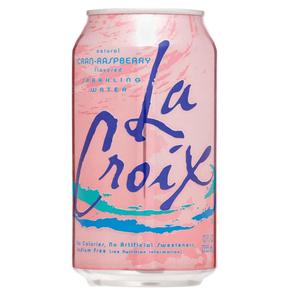 (3 pack) La Croix Natural Cran-Raspberry Flavored Sparkling Water, 12 fl oz, 8 pack