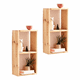 thumbnail image 1 of SET 2 Repisas Flotantes Libreros Empotrables en Pared Repisas Flotantes PAGODA Moderno Minimalista, 1 of 2