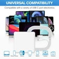 thumbnail image 4 of Mac Book Pro Charger - 118W USB C Charger Fast Charger Compatible with USB C Port MacBook pro/Air, ipad Pro, Samsung Galaxy and All USB C Device, Include Charge Cable, 4 of 6