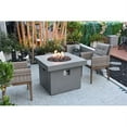 thumbnail image 4 of Modeno Burlington Light Weight Fiber-Concrete Fire Table in Concrete Light Gray, 4 of 4