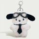 thumbnail image 3 of LLavero de felpa Kawaii Sanrio Pochacco, muñeco de dibujos animados, llavero de perro piloto, colgante de mochila de coche, regalo de Navidad para pareja de niños, 3 of 4