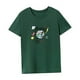 thumbnail image 4 of Camiseta para mujer, camiseta de verano a la moda con cuello redondo para mujer, para viajes en la calle, Camping Verde, 4 of 7